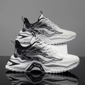 2025 новые весенние мужские кроссовки на платформе с дышащей сеткой для подростков универсальные повседневные простые кроссовки на платформе 39