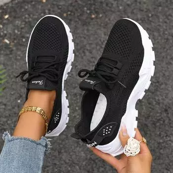 2025 Новые женские кроссовки для бега и ходьбы Летние женские дышащие легкие теннисные туфли кроссовки дышащая модная женская обувь 35
