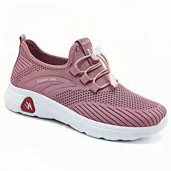 2025 Новые женские туфли Повседневные кроссовки Fly Woven Soft Sole Женские кроссовки Обувь 36