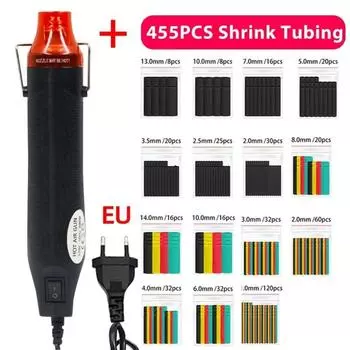 2025 Новый 220/110 В Термофен DIY Инструмент Горячий Электроинструмент Мини 300 Вт Сварочный Температурный Процесс Воздуходувка с Поддержкой Сиденья Термоусадочная