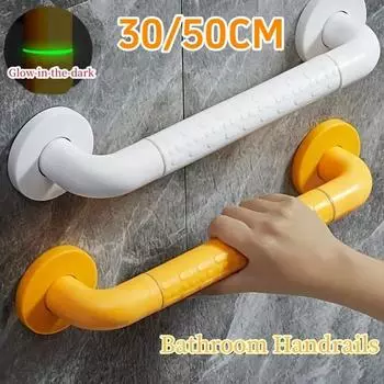2025 Новый 30/50 см Нескользящий Безопасный Поручень Для Ванной Душевой Поручень Для Ванной Комнаты Поручень Для Душа Туалет Ручка Настенный Монтаж 30cm