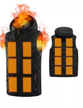2025 Новый электрический подогрев, электрический подогрев, внутренний электрический подогрев, размер USB, передний и задний, 3 уровня температуры, быстрая защита от ветра, полностью для поездок на работу