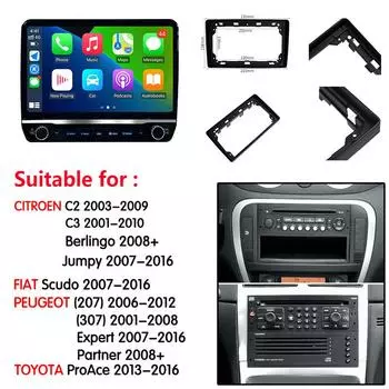 2025 Новый Android Автомобильный Мультимедиа Для Citroen C2 C3 2001-2010 Android Стерео Автомобильное Радио GPS Навигатор Плеер Головное Устройство Автомагнитола