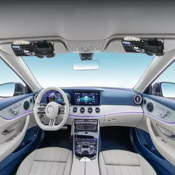 2025 Новый автомобильный солнцезащитный козырек на молнии, держатель для карт, органайзер для автомобильного козырька, сумка для хранения автомобильных аксессуаров