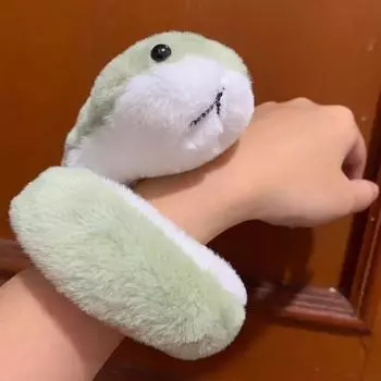 2025 Новый год Год Змеи Благоприятная плюшевая кукла игрушка Милая маленькая зеленая змейка Подвеска для сумки Подарок 38cm