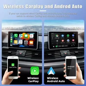 2025 Новый мини беспроводной CarPlay Android Auto беспроводной адаптер Smart 2IN1 Box для Benz ACES GLA GLB GLC 300 GLE GLS EQB EQC 10mm