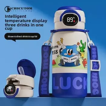 2025 Новый мультфильм Термос из нержавеющей стали с трубочкой для девочек Standard