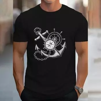 2025 Новый мужской повседневный свободный топ с круглым вырезом для спорта на открытом воздухе, большой размер, свободная футболка для фитнеса, повседневная свободная футболка для тренировок, одежда S