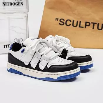 2025 Новый осенний тренд Универсальные кроссовки в баскетбольном стиле Мужские зимние кроссовки Легкие повседневные кроссовки для сноуборда Спортивная обувь для мужчин 42 синий