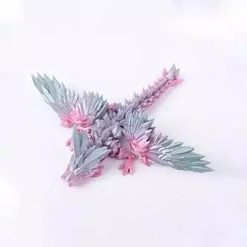 2025 Новый печатный 3D-игрушка-фиджет Gem Wing Crystal, вращающийся шарнирный дракон, идеальный подарок для детей с СДВГ, идеальный подарок на день рождения