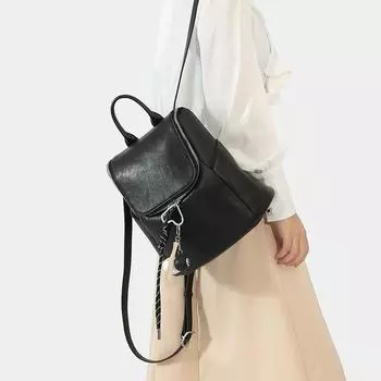 2025 Новый Премиум Текстурированный Рюкзак Сумка Для Мам Повседневный Рюкзак чёрный