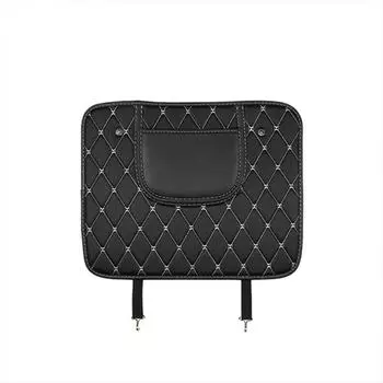 2025 Новый PU кожаный чехол для спинки автомобильного сиденья, защитный коврик для детей Kick Clean Anti Dirt Защита от грязи S чёрный