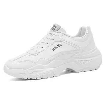 2025 новый стиль белые туфли мужские весенние старые отцовские туфли мужские модные универсальные мужские низкие увеличивающие рост спортивные повседневные туфли для скейтбординга 39