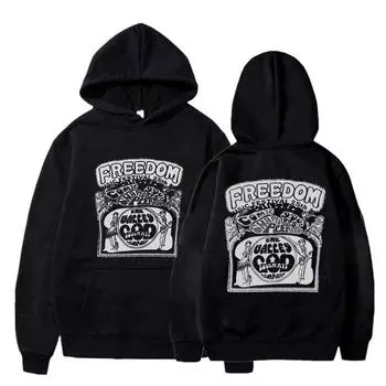 2025 Новый стиль Cry of Fear Hoodies Двусторонняя мужская женская толстовка унисекс с длинными рукавами S чёрный