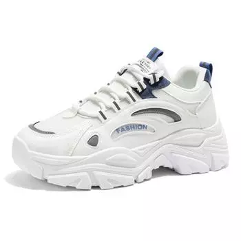 2025 новый стиль мужские летние дышащие сетчатые модные универсальные спортивные повседневные мужские туфли на платформе белого цвета модные 39