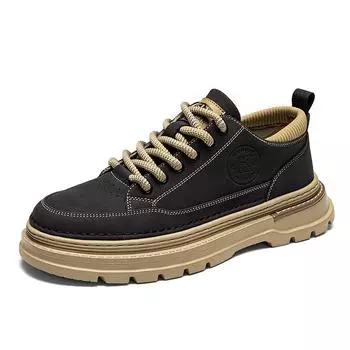 2025 новый стиль мужские модные ретро модные скейт-кеды мужские низкие молодежные весенне-осенние кожаные повседневные ботинки Martin 39