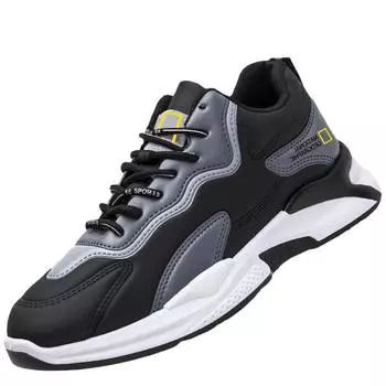 2025 новый стиль мужские весенне-летние ПУ кроссовки легкие уличные мужские дышащие повседневные мужские туфли 39