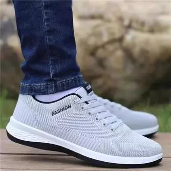 2025 новый стиль тканевой обуви для мужчин осенняя дышащая тканевая обувь для мужчин летающая тканая модная обувь для мужчин спортивная повседневная универсальная обувь для скейтбординга 39
