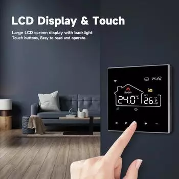 2025 Новый Tuya WiFi Smart Термостат Электрический Отопление Водогрейный Газовый Котел Контроллер Температуры Работает С Alexa, Google Home, Alice