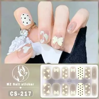 2025 Новый водонепроницаемый гель-лак для ногтей без запекания, полная наклейка, японский и корейский стиль, весенне-летняя пленка для нейл-арта, бумажная пленка для ногтей, бумажная наклейка-пластырь