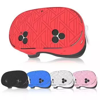 2025 Обновление Силиконовый Передний Защитный Чехол Кожи Чехол Для Очков VR Meta Quest 3S Гарнитура чёрный