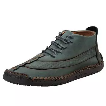 2025 обувь большого размера зима новая деловая повседневная обувь мужская низкая дышащая прошитая обувь обувь на плоской подошве мужская обувь 38