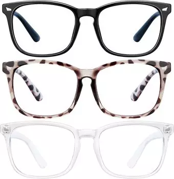 2025 Очки с защитой от синего света, квадратные, матовые, черные, анти-лучевые, компьютерные, прозрачные, модные очки