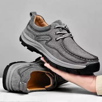 2025 осень и зима импортная торговля спорт на открытом воздухе альпинизм круглая голова повседневная мода тенденция персонализированная платформа молодежная мужская обувь 38 чёрный