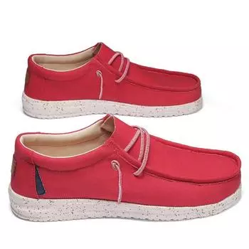 2025 осень и зима новые мужские туфли Doudou легкие однопедальные мокасины большого размера обувь Doudou модная мужская обувь 39 красный