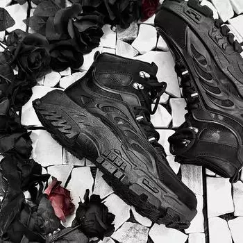 2025 осень и зима новые мужские туфли нишевый дизайн папы обувь мужская повседневная обувь среднего кроя маленькие черные туфли большой размер модная обувь для мужчин 39 чёрный