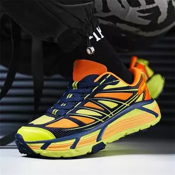 2025 осень прямая трансляция взрыв повседневные кроссовки для бега на платформе четыре сезона сетка дышащая спортивная обувь для папы на открытом воздухе мужская обувь 39 жёлтый