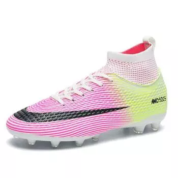 2025 пиратские футбольные бутсы мужские дышащие высокие короткие гвозди футбольные бутсы со сломанным гвоздем тренировочные кроссовки для игры на траве 31