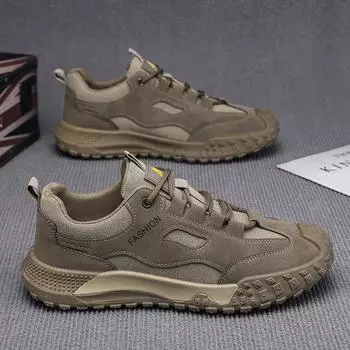 2025 popular men s shoes construction site labor insurance shoes men s four-season non-slip and wear-resistant thick-soled trend breathable and deod 39