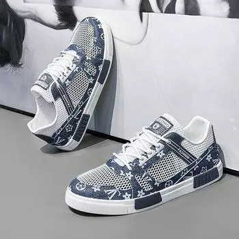 2025 популярная летняя мужская обувь для активного отдыха, модная с супер дышащей одинарной сеткой, повседневная обувь для серфинга, спортивная обувь для бега, мужская обувь больших размеров 39 чёрный