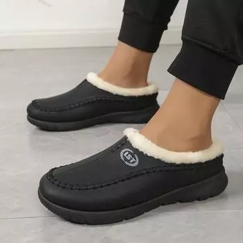 2025 популярные осенне-зимние шерстяные хлопковые тапочки домашние тапочки с отверстиями пара хлопковых тапочек обувь 39