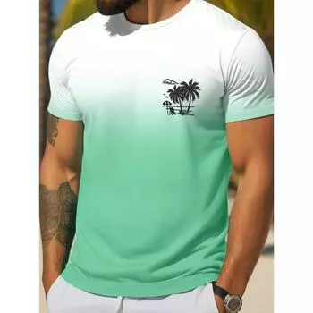 2025 Повседневная мужская футболка, свободная и удобная, с короткими рукавами, в городском уличном стиле S