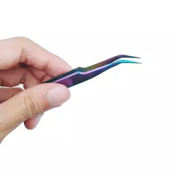 2025 прецизионные промышленные пинцеты антистатические изогнутые прямые кончики нержавеющие щипцы для ремонта телефонов ручные наборы инструментов D no box