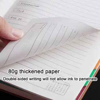 2025 пряжка бизнес-планировщик, ежедневник для школьников формата А5, утолщенная тетрадь для планирования, записная книжка, блокнот, записная книжка, 200 листов A5