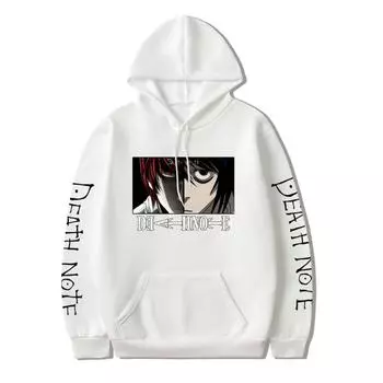 2025 японская манга новая аниме-тренд Wenhao Noguchi свитер с капюшоном женская осенняя печать спортивные топы L чёрный