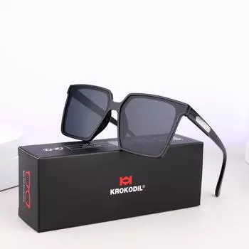 2025 Ретро квадратные женские солнцезащитные очки Роскошные дизайнерские солнцезащитные очки Классические женские очки UV400 Большая оправа Зеркало