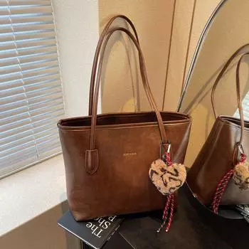 2025 Ретро Модная женская сумка-тоут большой вместимости для работы и поездок на работу 36x14x28 cm