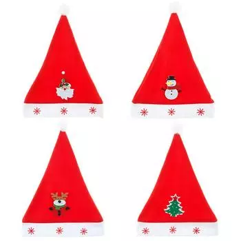2025 Рождественская шапка, новогодняя шапка Navidad, шапка со снеговиком, оленем, шапки Санта-Клауса для детей, взрослых, рождественский подарок, украшение one size