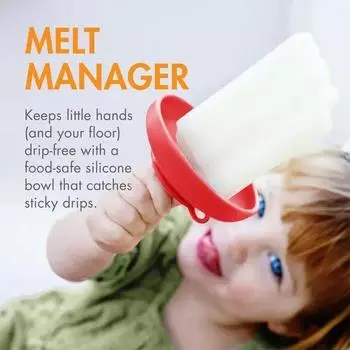 2025 Силиконовая пищевая стойка для мороженого с защитой от капель, держатель для льда без капель, инструменты для мороженого, стойка для замороженных лакомств, держатель для мороженого фиолетовый