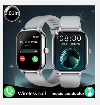 2025 Смарт-часы, беспроводные звонки/набор номера, режим мультиспорта, напоминание информации, различные напоминания приложений для iPhone/Andriod