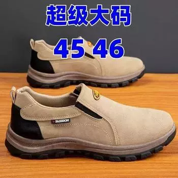 2025 Spring and Autumn Leather Shoes Large Size Men s Shoes Breathable Men s Sports Running Shoes New Trend Men s Shoes Casual Men s Shoes 39 хаки