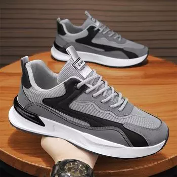 2025 spring and autumn new travel shoes lightweight sports shoes men s versatile casual shoes running shoes men s casual shoes 39 чёрный