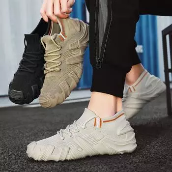 2025 spring and summer fly-woven men s shoes breathable socks shoes men s versatile sports and leisure shoes men s trendy shoes live stream 39