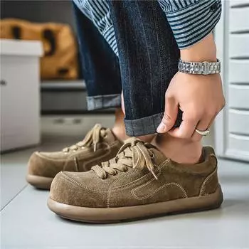2025 spring and summer high-quality live broadcast anti-velvet leather breathable men s shoes overfitting loafers one-pedal shoes men s shoes 39 малиновый