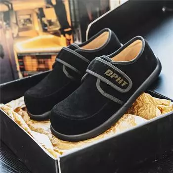 2025 spring and summer high-quality live broadcast anti-velvet leather breathable men s shoes, loafers, one pedal loafers, men s shoes 39 малиновый