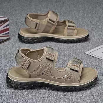 2025 spring and summer men s new trend casual versatile breathable daily comfortable men s Velcro sandals 39